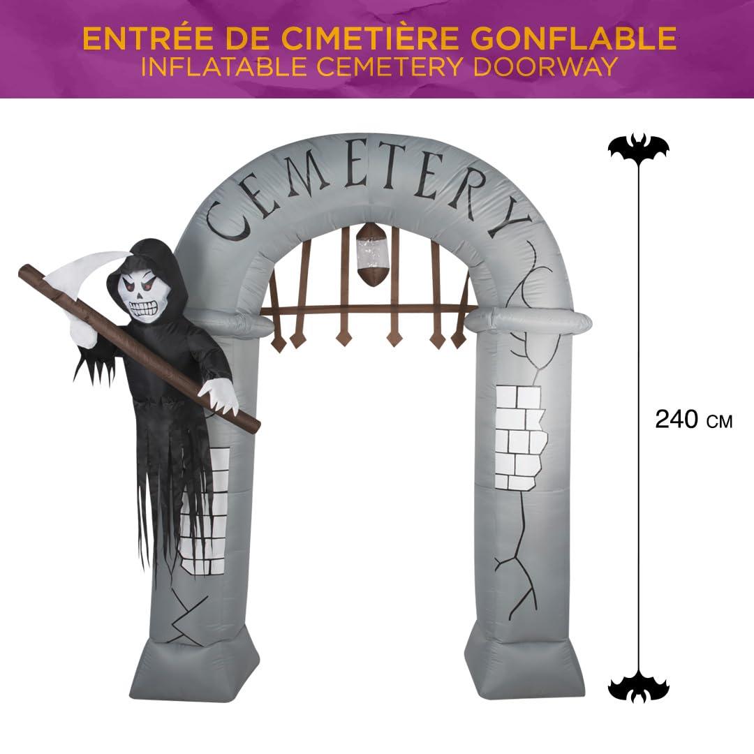 p-tit-clown-re91507-aufblasbarer-friedhofseingang-2-4-m-mit-led-halloween-deko image 2