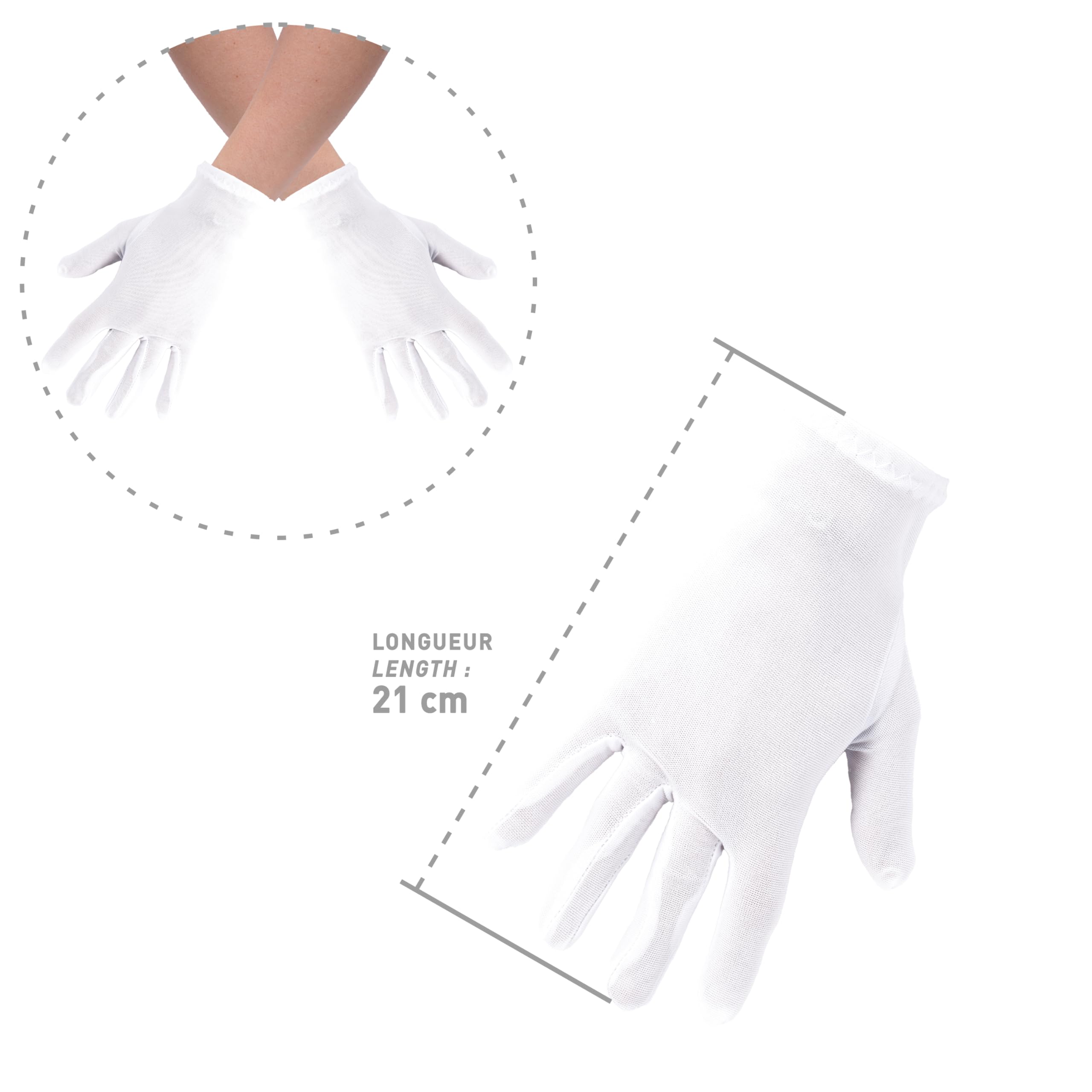 p-tit-clown-68151-handschuhe-wei-erwachsene-1-paar image 3