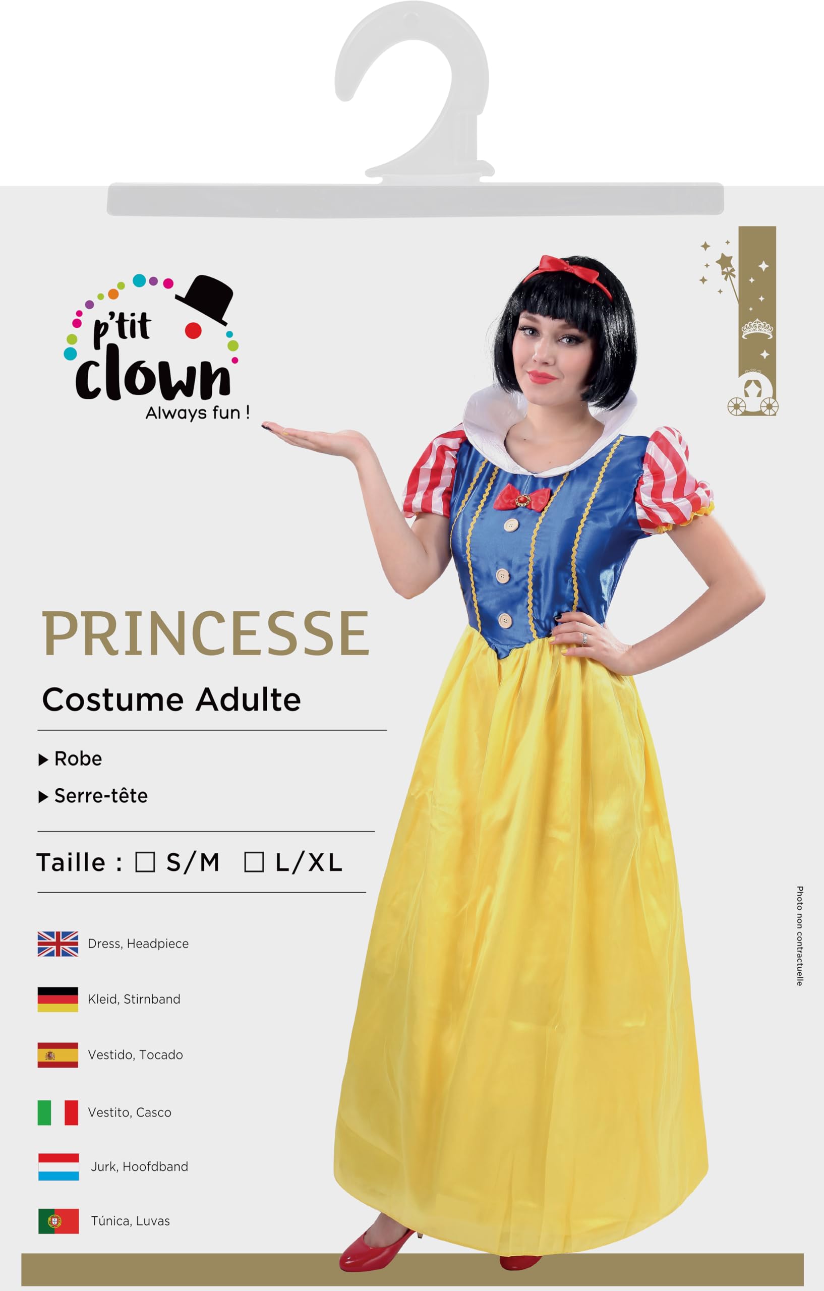 p-tit-clown-prinzessin-fairytale-damenkost-m-mit-haarreif image 6
