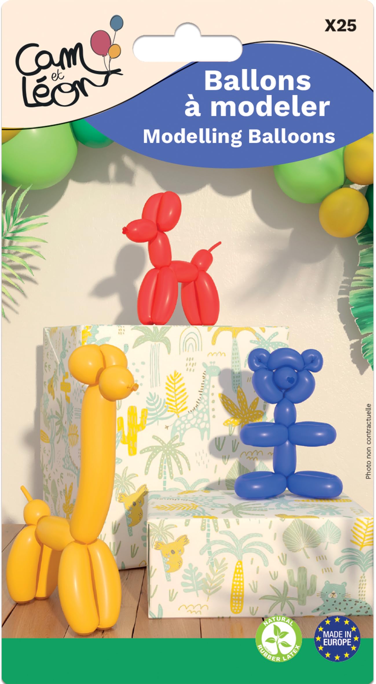 p-tit-clown-modellierballons-beutel-mit-25-luftballons-zum-modellieren image 2