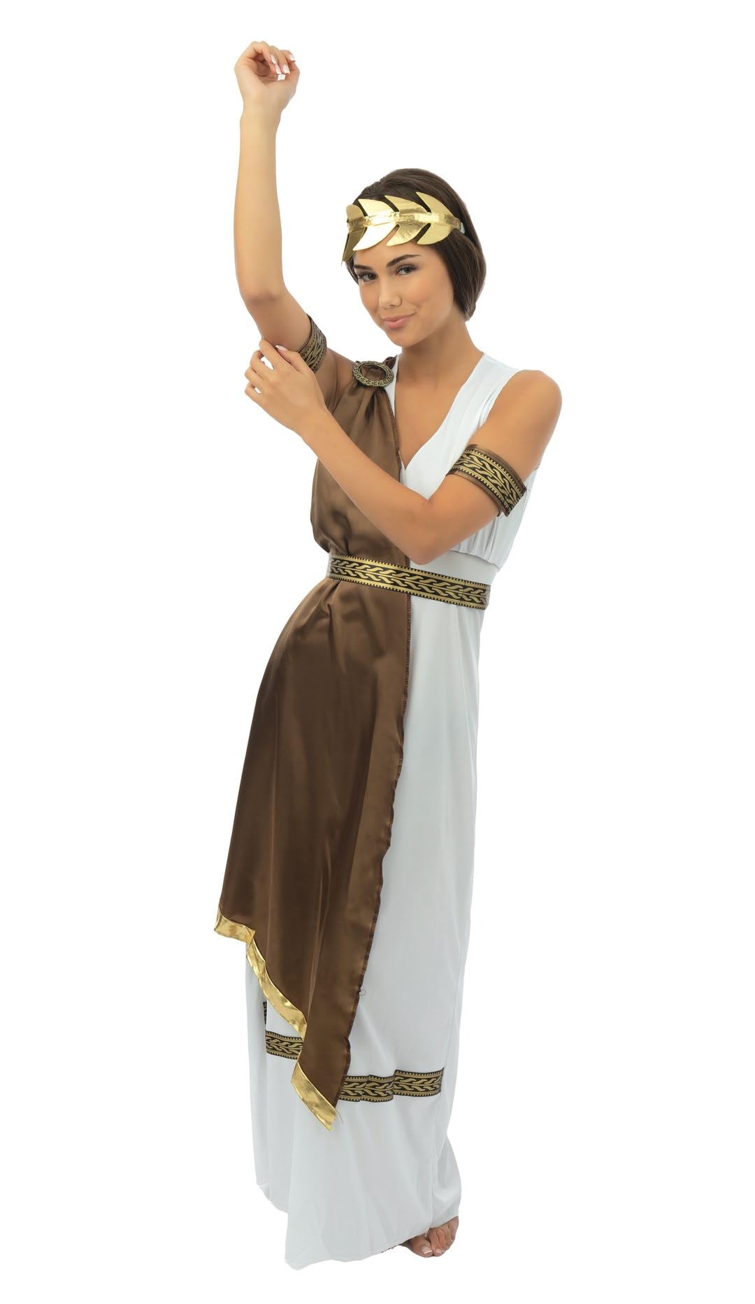 ptit-clown-premium-kost-m-griechisch-damen-toga-g-rtel-krone-armb-nder-erwachsen image 2
