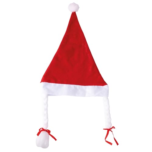 ptit-clown-weihnachtsm-tze-frau-weihnacht-rot-mit-z-pfen-erwachsene image 8