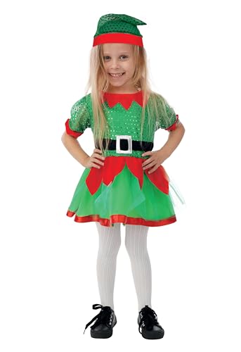 ptit-clown-wichtelkost-m-f-r-m-dchen-kleid-m-tze-gr-n image 6
