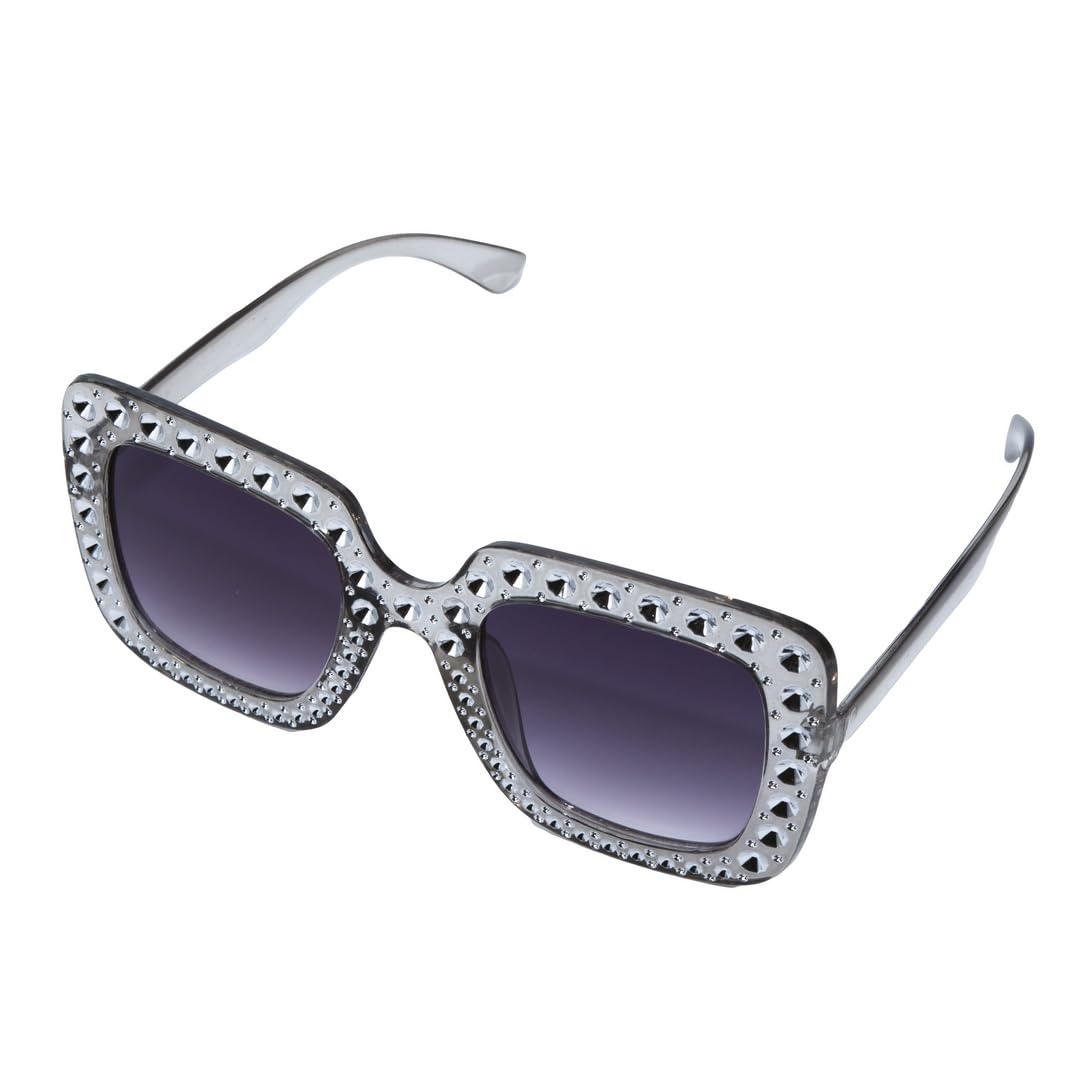 p-tit-clown-disco-brille-strass-silber-erwachsene image 2