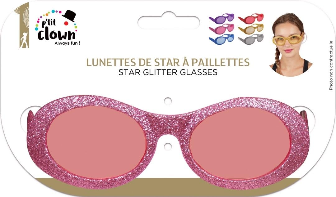 p-tit-clown-24581-brille-kunststoff-glitzer-mehrfarbig-partybrille image 7