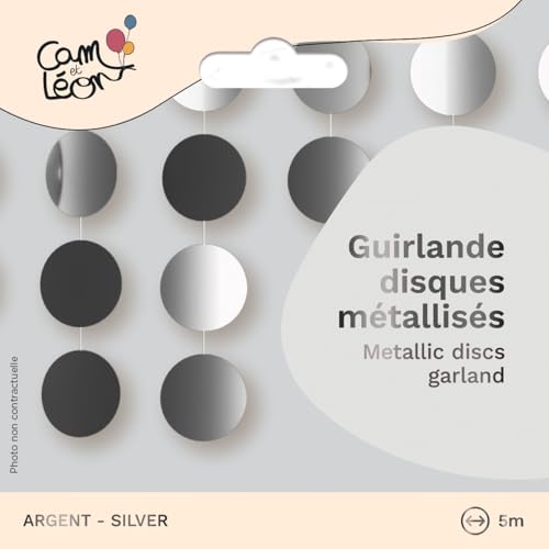 ptit-clown-re22588-girlande-mini-scheiben-silber-5-m image 7