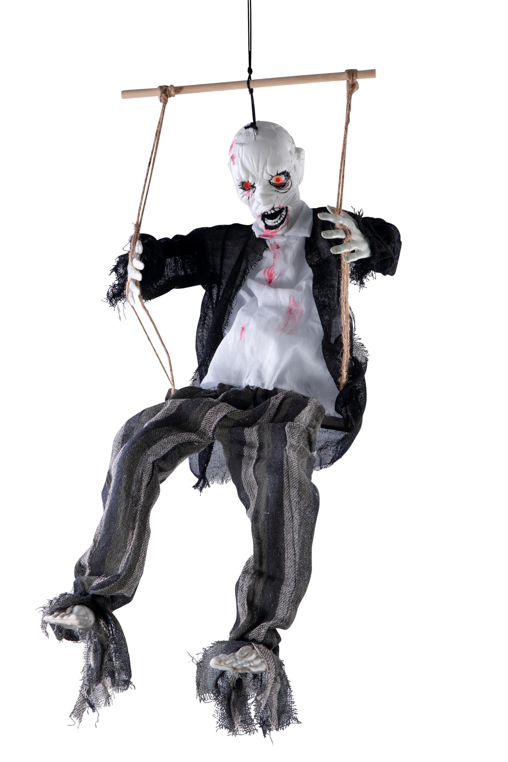 p-tit-clown-animierter-zombie-auf-schaukel-80-cm-mit-sound-und-licht image 1