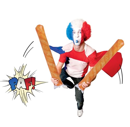 ptit-clown-aufblasbarer-klappdeckel-frankreich-fans-2-st-ck-kunststoff image 7