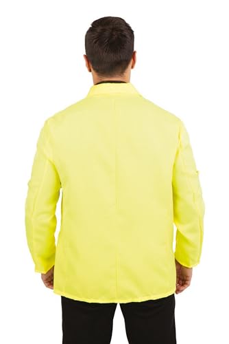 p-tit-clown-jacke-gelb-erwachsene-einheitsgr-e-karneval-kost-mjacke image 5