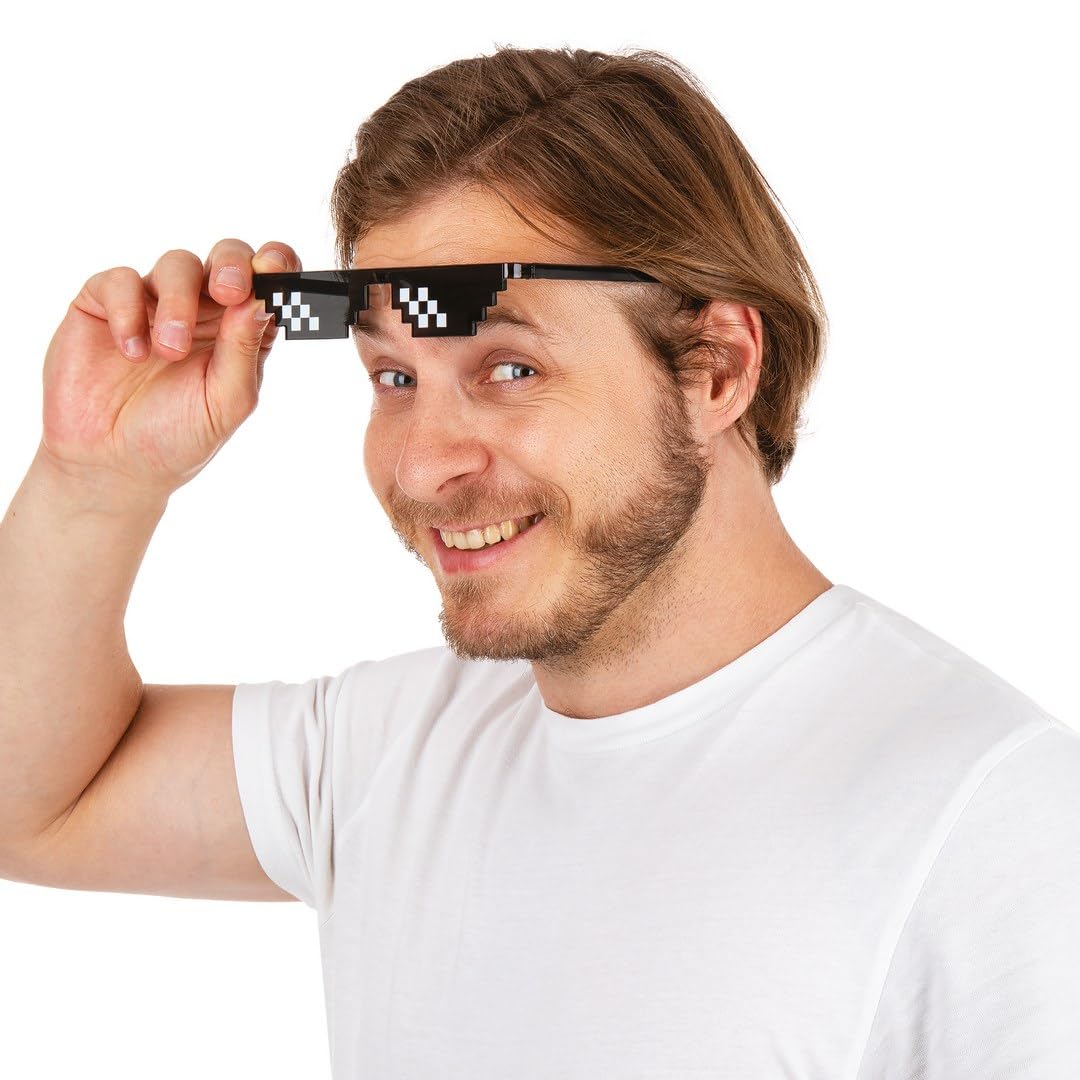 ptit-clown-pixel-art-brille-erwachsenen-kost-mbrille-im-pixel-design-party-acces image 5