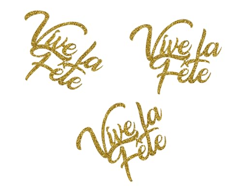 ptit-clown-glitzer-konfetti-vive-la-f-te-gold-30-st-ck-partydekoration image 5