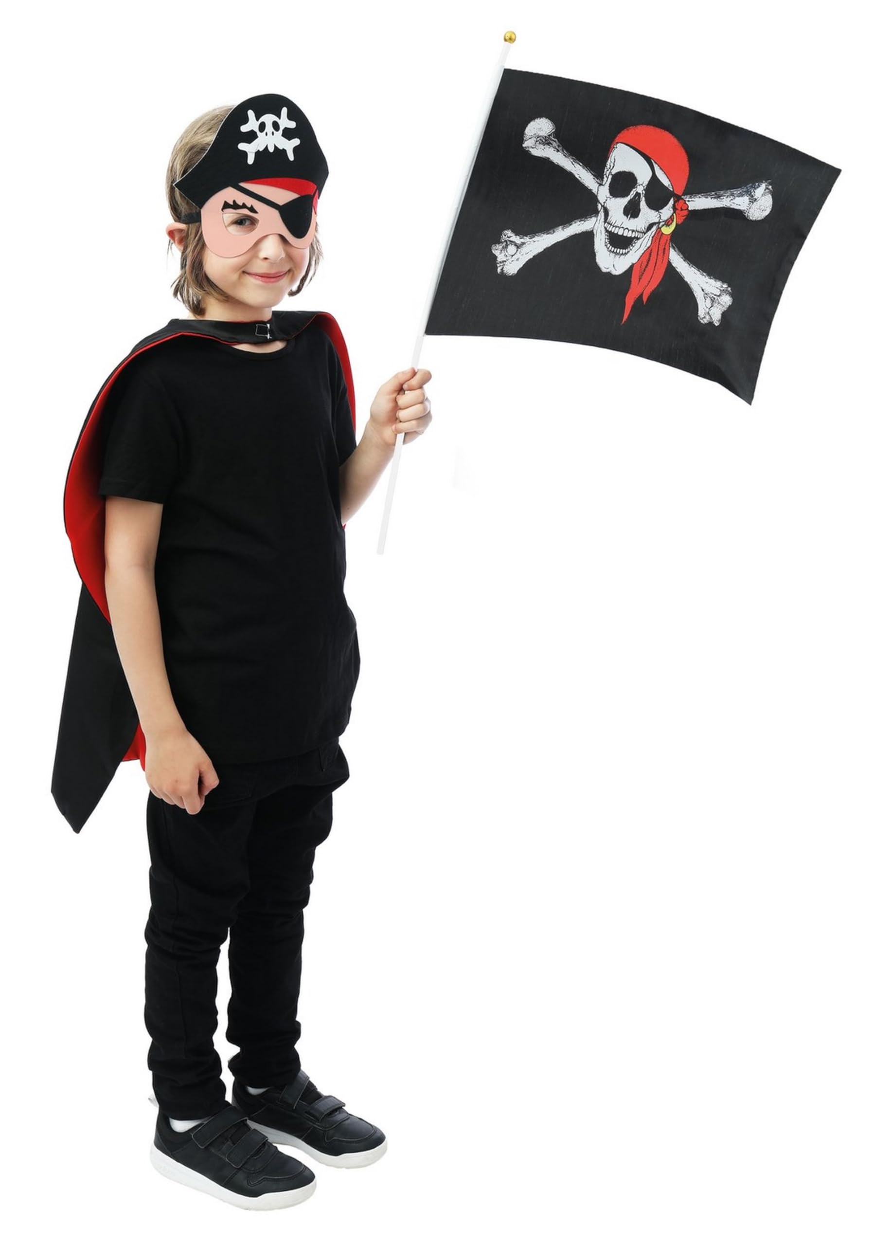p-tit-clown-23297-piratenkost-m-set-kinder-einheitsgr-e-mit-umhang image 2
