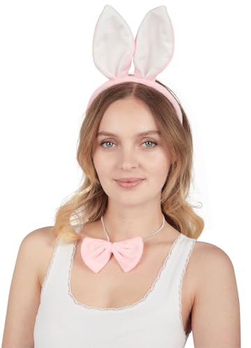 p-tit-clown-hasen-set-rosa-wei-mit-schwanz-accessoire image 7