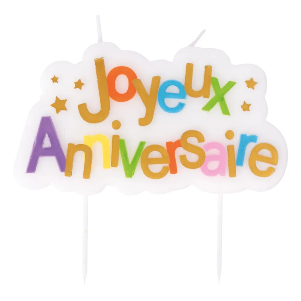 ptit-clown-23964-kerze-happy-birthday-mehrfarbig image 1