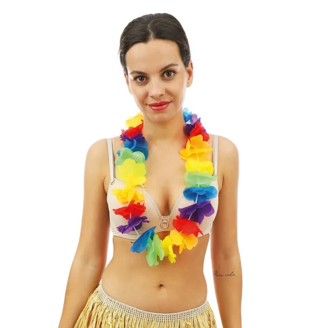 p-tit-clown-hawaiianische-blumenhalskette-mehrfarbig-kost-m-accessoire image 1