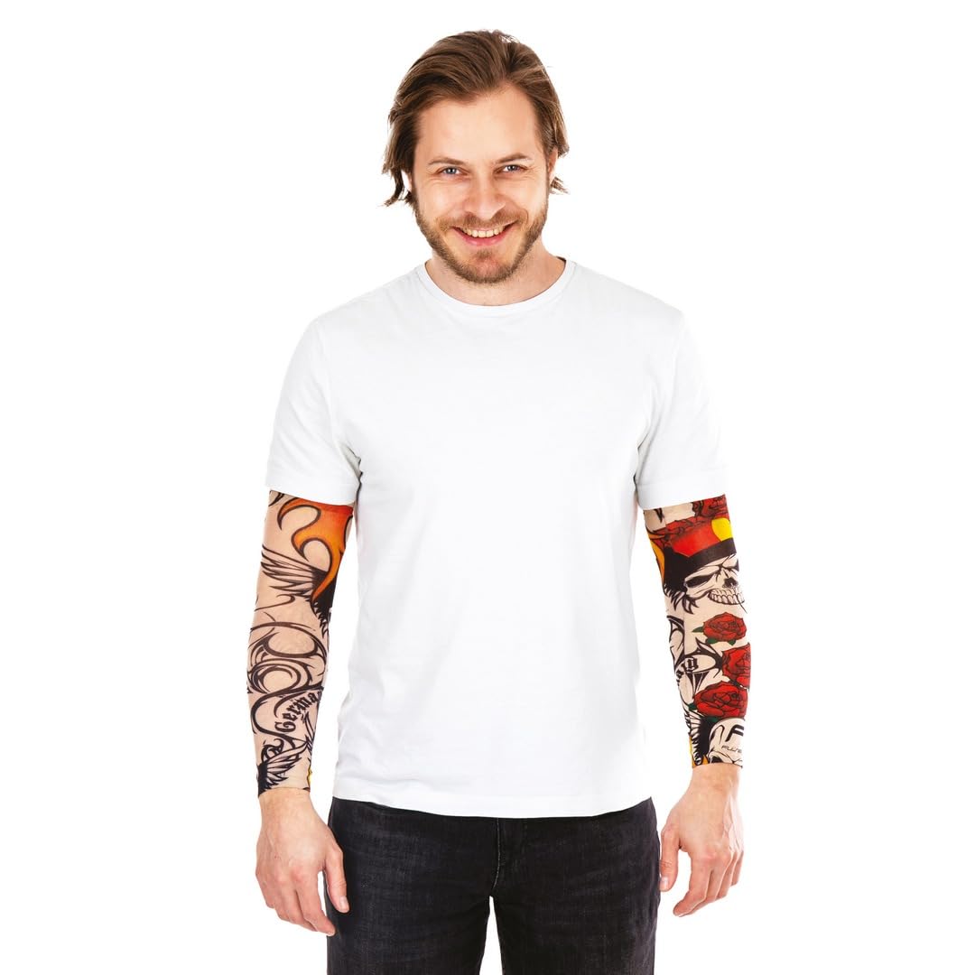 p-tit-clown-18590-tattoo-rmel-paar-42x10-cm-mehrfarbig image 3