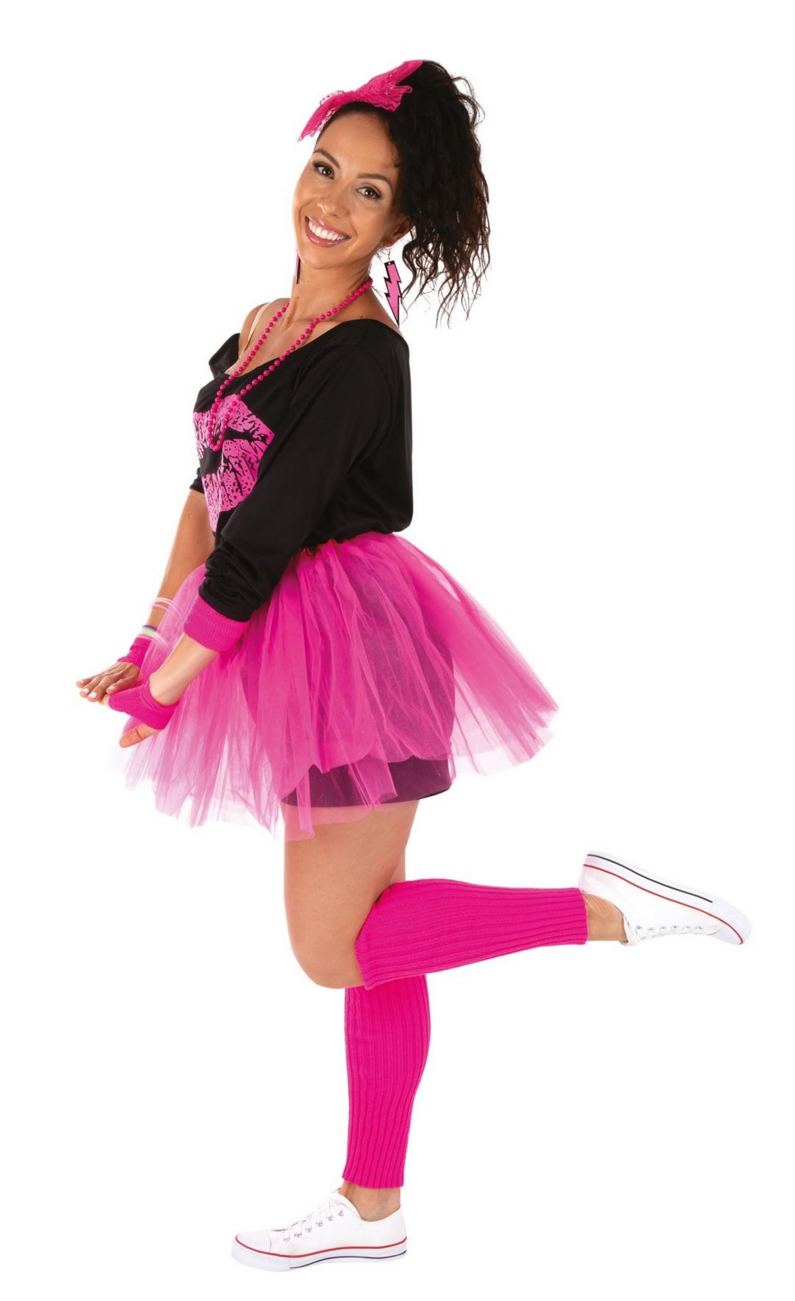 ptit-clown-re22662-set-80er-jahre-tutu-rosa-kost-m-set image 2