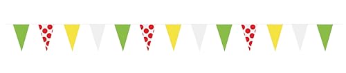 ptit-clown-23881-wimpelkette-10-m-gr-n-gelb-wei-gepunktet image 8