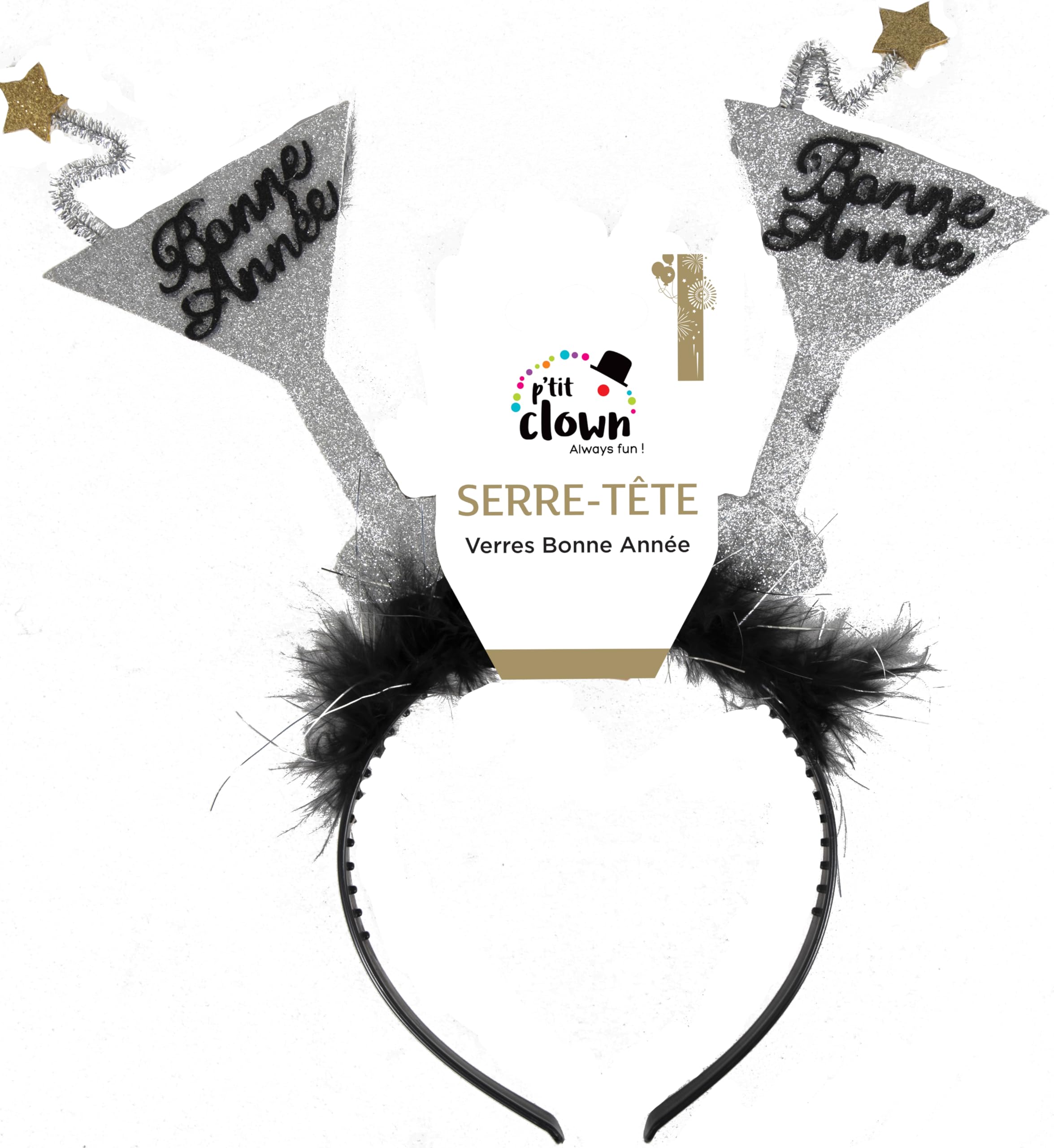p-tit-clown-40380-haarband-glas-happy-new-year-multicolor image 2