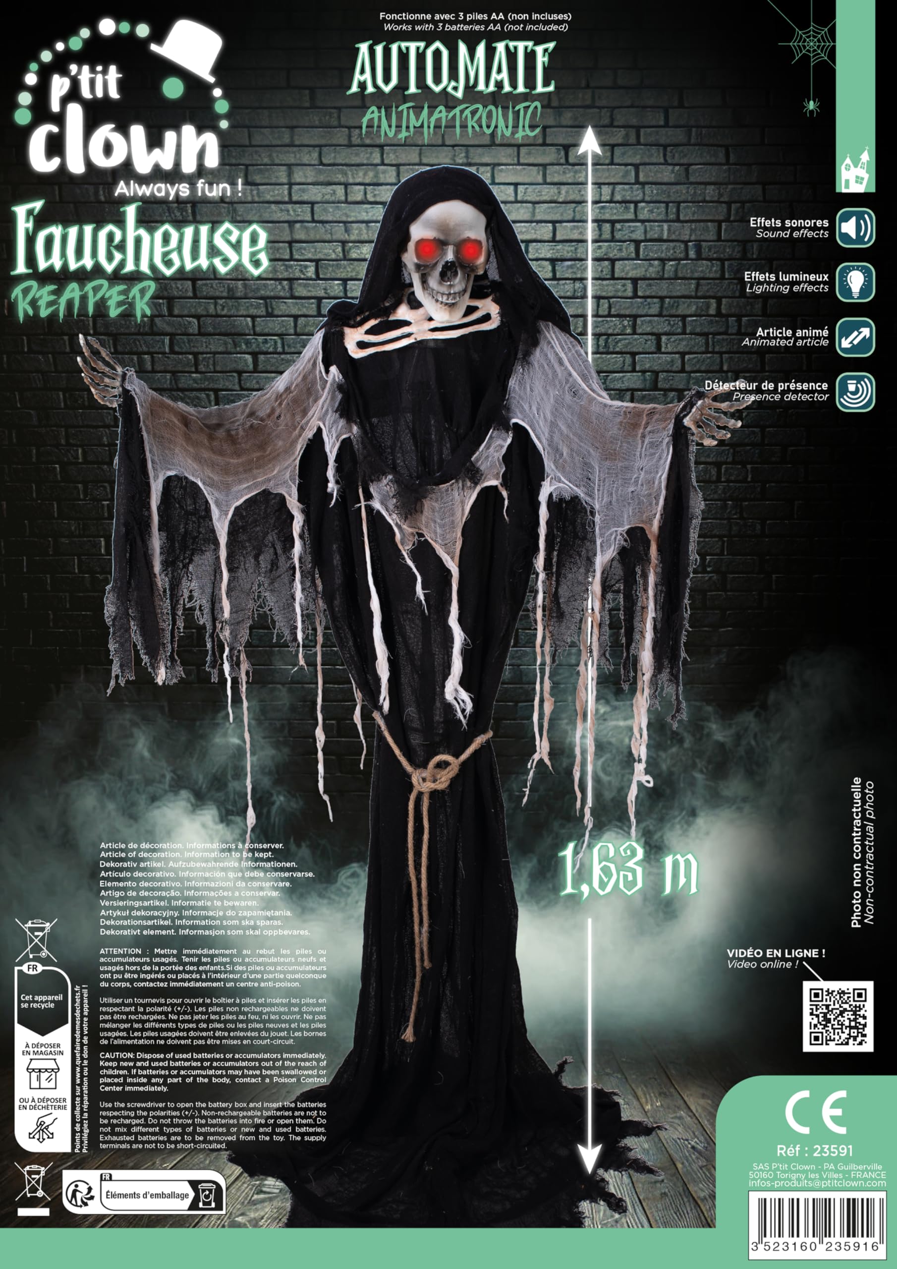 p-tit-clown-23591-sensenmann-animatronic-standdekoration-163-cm image 2