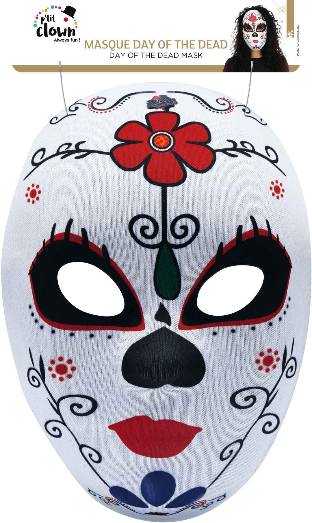 ptit-clown-23607-day-of-the-dead-maske-damen image 2